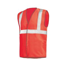 Gilet de travail CEPOVETT 9920 – Rouge – vue officielle