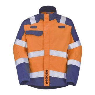 Blouson multirisques CEPOVETT 9D728505 – Orange / marine – vue avant