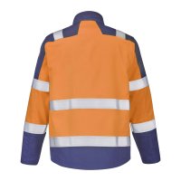 Blouson multirisques CEPOVETT 9D728505 – Orange / marine – vue arrière