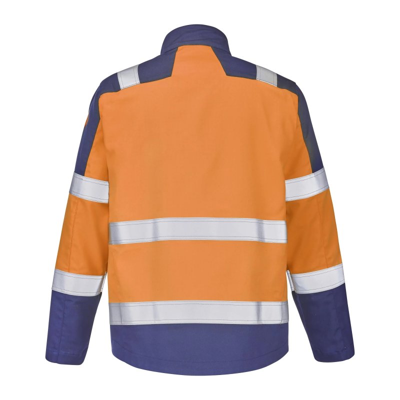 Blouson multirisques CEPOVETT 9D728505 – Orange / marine – vue arrière