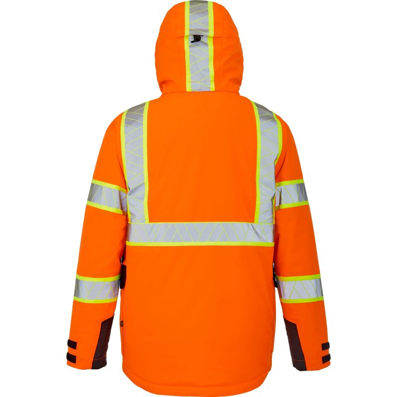 Parka haute visibilité CEPOVETT 9P35PI – vue arrière