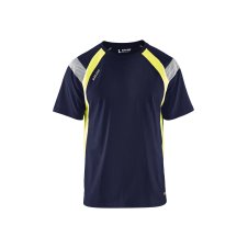 T-shirt professionnel BLAKLADER 3332 – Jaune / marine – vue avant