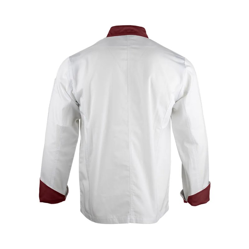 Veste de travail LMA 2299 – Blanc – vue arrière