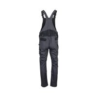 Cotte de travail LMA 3024 – Gris chiné – vue arrière