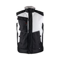 Bodywarmer de travail LMA 5099 – Blanc – vue avant