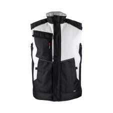 Bodywarmer de travail LMA 5099 – Blanc – vue avant