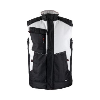 Bodywarmer de travail LMA 5099 – Blanc – vue avant