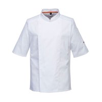 Veste de cuisine manches courtes C738 - Confort et ventilation