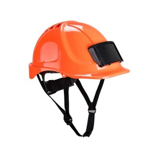 Casque de chantier avec porte badge ENDURANCE PB55