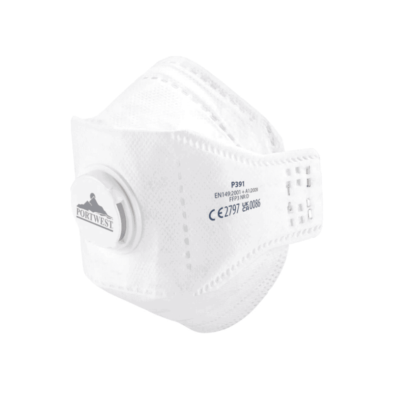 Paquet de 10 masques FFP3 EAGLE pliable Dolomite avec valve