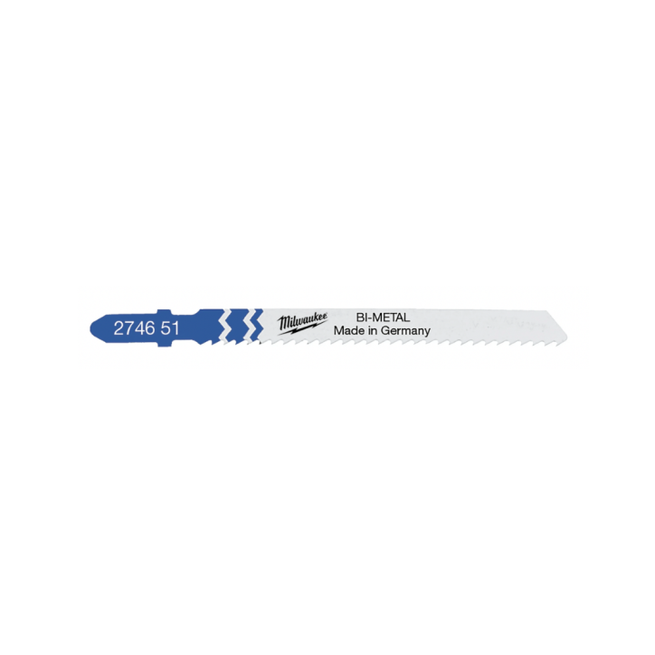 5 Lames scie sauteuse métaux et alliages 75 mm