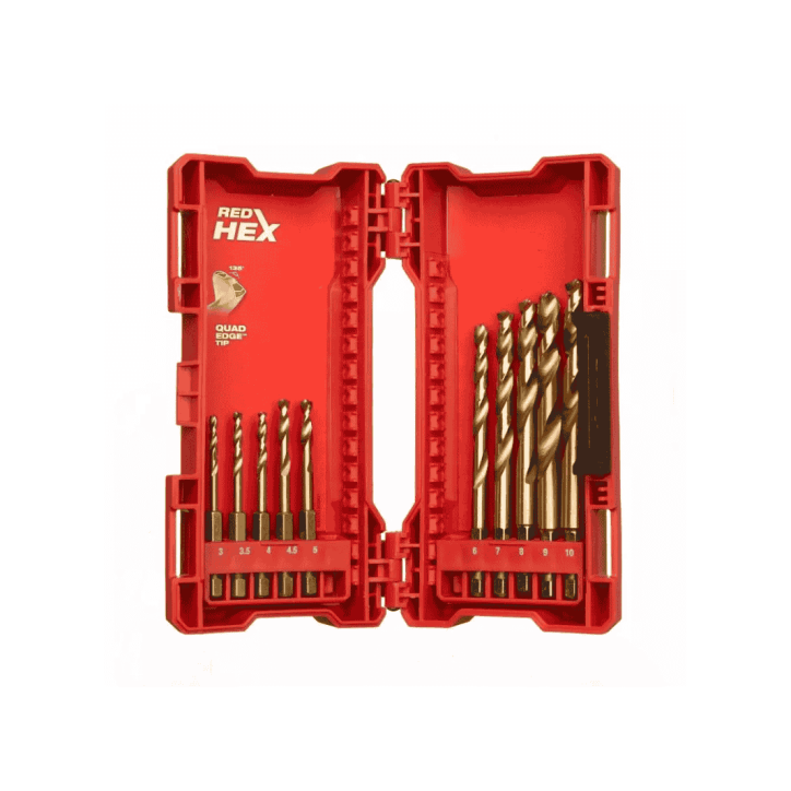 Set de 10 forêts métaux HSS-G SHOCKWAVE