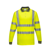 Polo manches longues haute visibilité S271