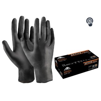 Paquet de 100 gants nitriles Active DEXT D3660