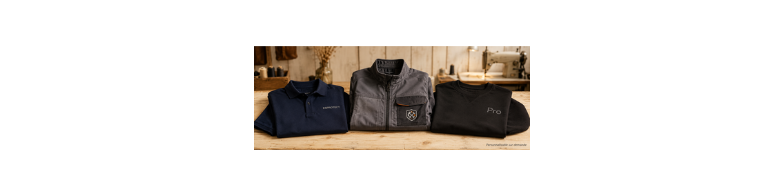 Vêtements professionnels personnalisables | ESPROTECT